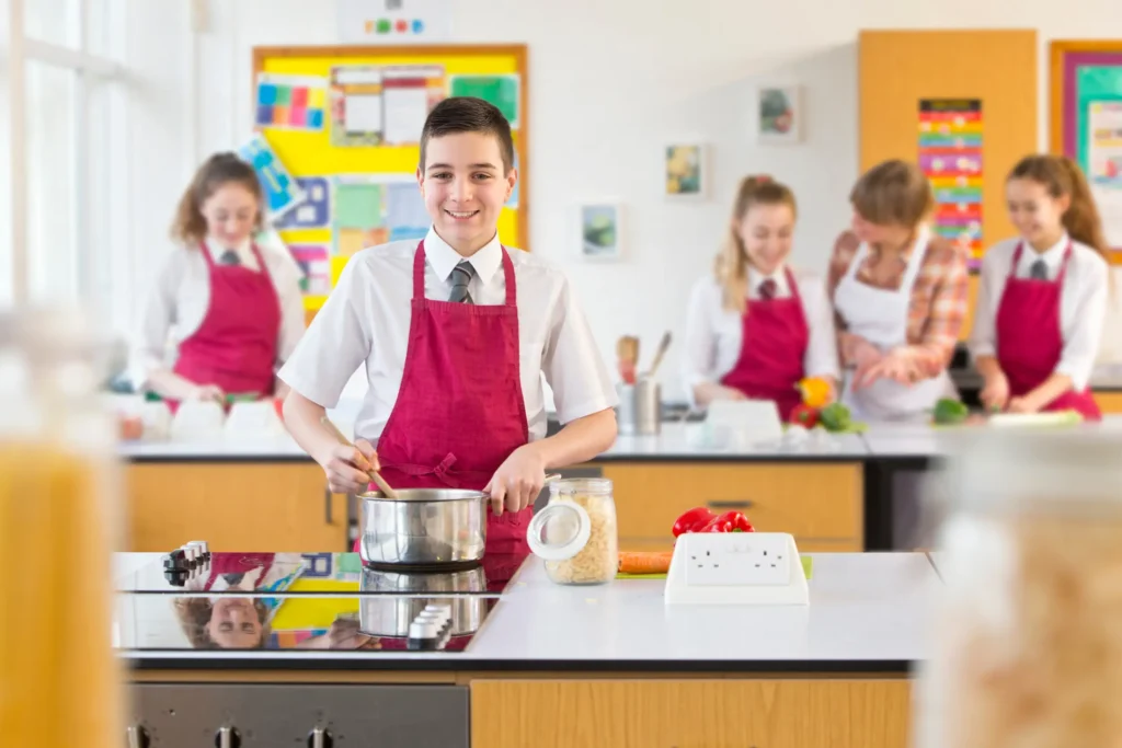 School Cooking Class Photo